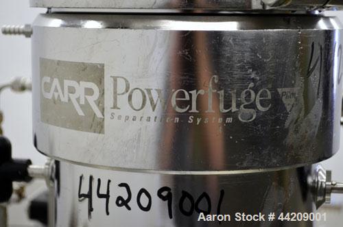 Used Stainless Steel/Titanium Carr Powerfuge Pilot Seperation System 