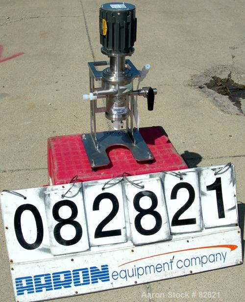 USED: CINC Centrifugal Separator/Extractor, Model V2. Hastelloy C276 construction. Designed for liquid-liquid separation of aqueous and organic mixtures. 2" rotor size, 2000 ml/min throughput, 3/8" N...