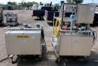Used CINC Industries V0-2 Centrifuge, 316L Stainless Steel Construction. Rated 0.5 gallons per minute at 30 psi at 220 degrees F., 6000 rpm maximum bowl speed, 0.125hp, 230/460 volt motor drive on st...