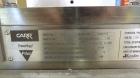 Used Carr Powerfuge Pilot Seperation System. 316L Stainless steel/Titanium Ti-6AL-4V construction (product contact areas). Rotating speed up to 15,325 rpm, “G” force range 500 to 20,000. Nominal flow...