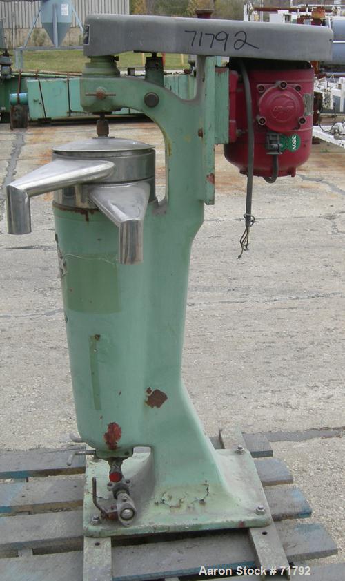 Used Stainless Steel Carl Padberg High Speed Centrifuge, Type Z61
