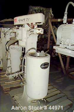 USED: Carl Padberg super centrifuge. Clarifier type bowl, stainless steel construction, 2.2 kw drive motor. Max bowl speed 2920 rpm. Heater coils and lock out controls.