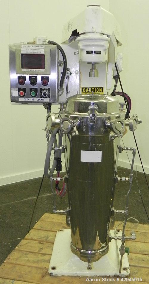 Used Sharples AS-16VB "Aseptic Biological" Super Centrifuge Frame Assembly. Stainless steel construction (product contact areas), maximum speed 17,000 rpm (20000 x G force), sanitary type connections...