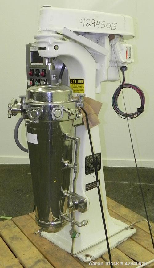 Used Sharples AS-16VB "Aseptic Biological" Super Centrifuge Frame Assembly. Stainless steel construction (product contact areas), maximum speed 17,000 rpm (20000 x G force), sanitary type connections...