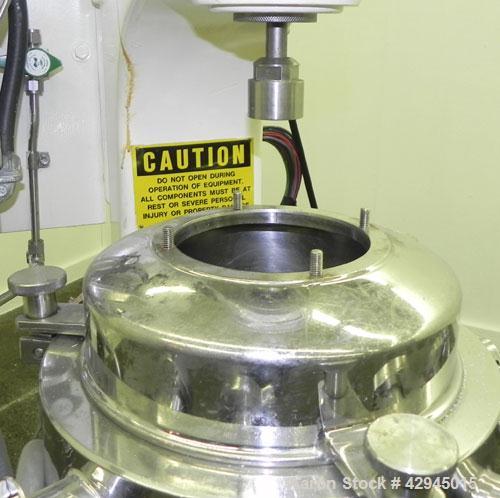 Used Sharples AS-16VB "Aseptic Biological" Super Centrifuge Frame Assembly. Stainless steel construction (product contact areas), maximum speed 17,000 rpm (20000 x G force), sanitary type connections...