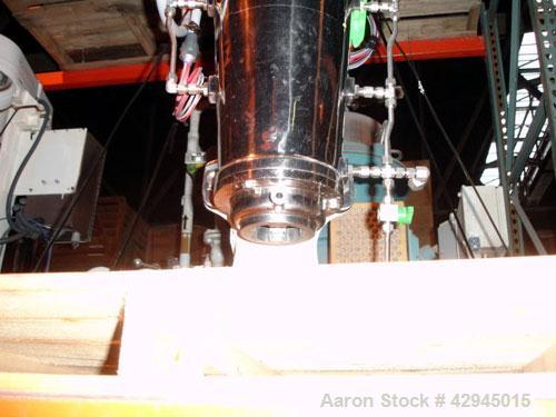 Used Sharples AS-16VB "Aseptic Biological" Super Centrifuge Frame Assembly. Stainless steel construction (product contact areas), maximum speed 17,000 rpm (20000 x G force), sanitary type connections...
