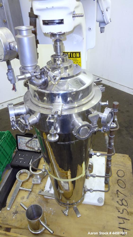 Used Sharples AS-16VB "Aseptic Biological" Super Centrifuge.  316 Stainless steel construction (product contact areas), maximum speed 17,000 rpm (20000 x G force), clarifier design (liquid/solids sep...