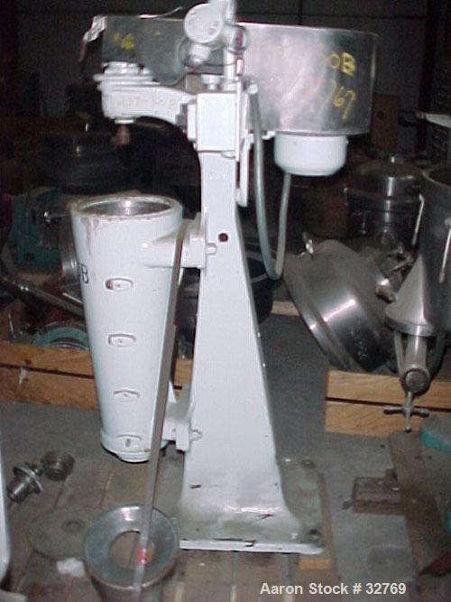 Used Sharples AS-16 Super Centrifuge, 316 Stainless Steel. Maximum bowl speed 15,000 rpm, clarifier design. Cooling coils. 3 hp 230/460/3/60/3450 rpm with soft start controls.