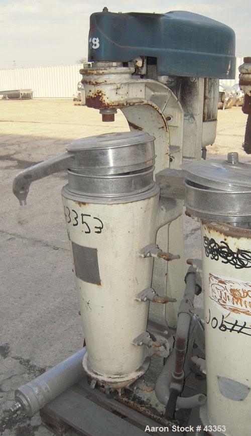 Used Stainless Steel Sharples Super Centrifuge, Type MV8816-7-38Y-1JY-LB