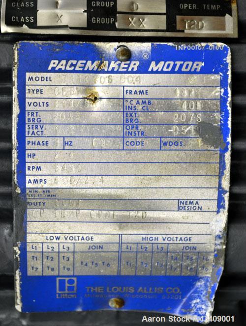 Used Sharples AS-16 Super Centrifuge. 316 Stainless steel construction (product contact areas), clarifier design (liquid/solids separation), missing bowl, lower drag assembly, top cover (missing disc...