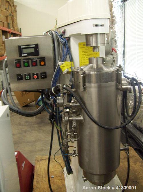 Used Sharples AS-26VB aseptic biological super centrifuge, 316 stainless steel construction. Max bowl speed 17000 rpm, 20000 x G force, sanitry type connections, sterilization to 121 deg C @ 15 psig,...