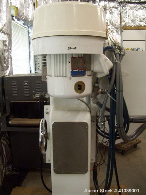 Used-Sharples AS-26VB aseptic biological super centrifuge, 316 stainless steel construction. Max bowl speed 17000 rpm, 20000...