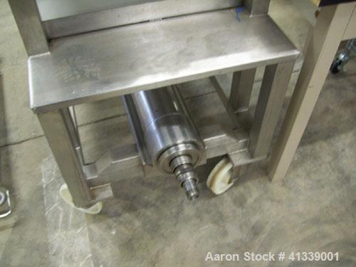 Used-Sharples AS-26VB aseptic biological super centrifuge, 316 stainless steel construction. Max bowl speed 17000 rpm, 20000...