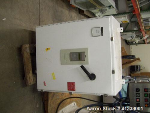 Used Sharples AS-26VB aseptic biological super centrifuge, 316 stainless steel construction. Max bowl speed 17000 rpm, 20000 x G force, sanitry type connections, sterilization to 121 deg C @ 15 psig,...