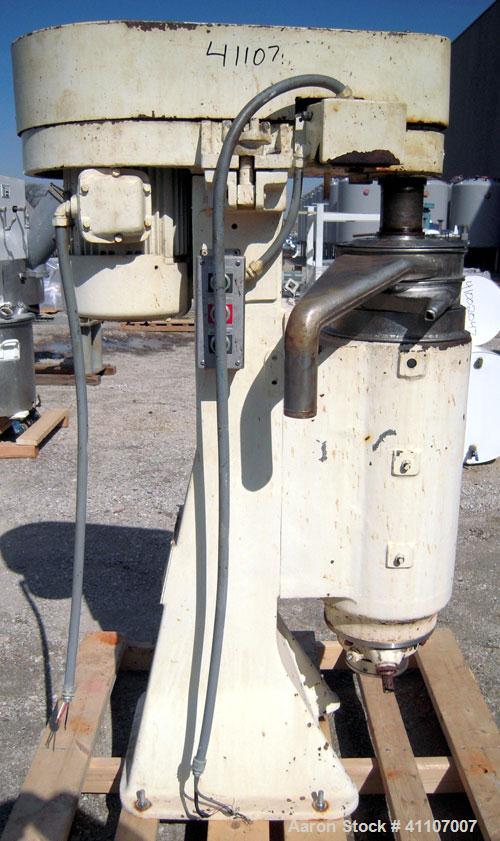 Used Sharples AS-26 Centrifuge, 17-4 PH.  15,000 RPM max bowl speed.  Driven by a 5 HP, 3/60/220/440 Volt, 3500 RPM.