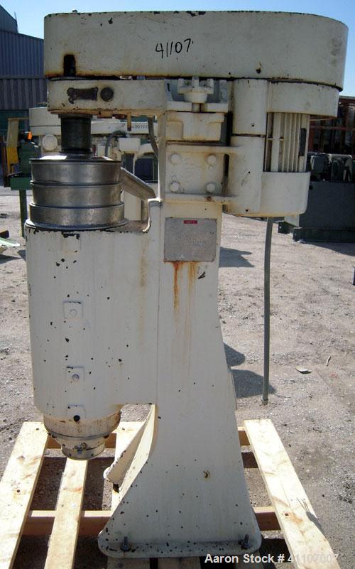 Used Sharples AS-26 Centrifuge, 17-4 PH.  15,000 RPM max bowl speed.  Driven by a 5 HP, 3/60/220/440 Volt, 3500 RPM.