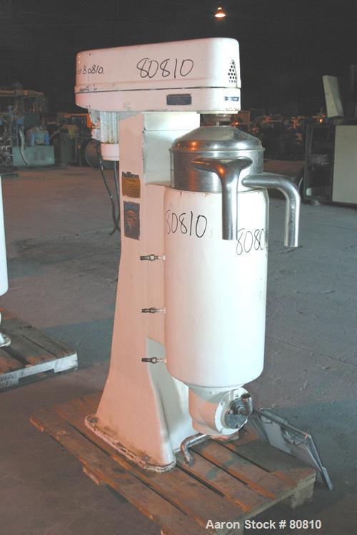 Used Sharples "Swivel Head" Super Centrifuge, MV-AS26RR-1JCY