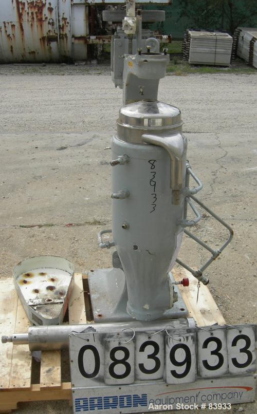 Used Stainless Steel Sharples Super Centrifuge,  MV16.3S.210.1H