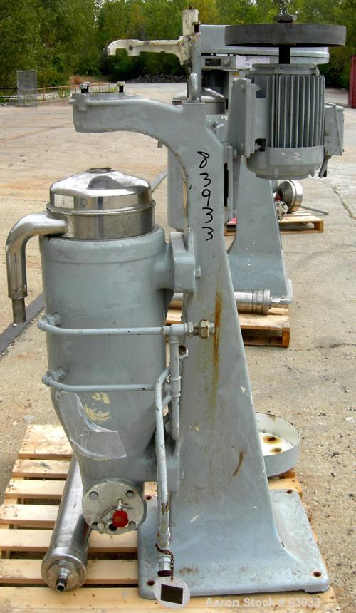 Used Stainless Steel Sharples Super Centrifuge,  MV16.3S.210.1H