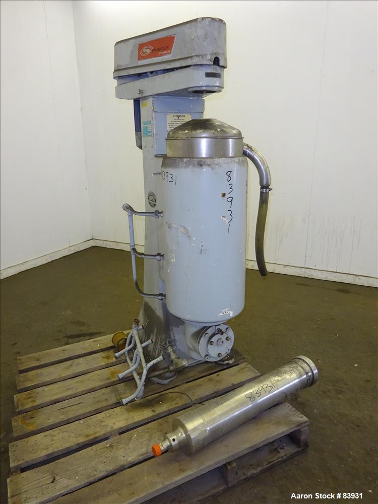 Used Sharples Super Centrifuge, Model  MV26RR.210G.1H
