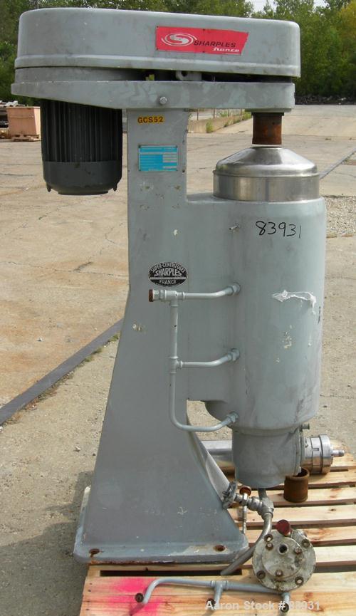 Used Sharples Super Centrifuge, Model  MV26RR.210G.1H
