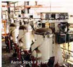 USED: Sharples ap-26 super centrifuge, carbon steel. Max bowl spd 15,000 rpm, pressuretite separator design w/deep sludge cover, 5 hp xp motor 220/ 440/3/60, belt guard & xp controls. Prior use in co...