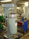 Used-Carl Padberg High Speed Centrifuge, type 101H, 316 stainless steel. Approximate 5.5