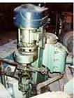 USED: Sharples AS-16v enbloc super centrifuge. Vaportite separator with S/S bowl & covers. Max bowl speed 15,000 rpm. External feed pump handles 750 gpm at 25 psi.