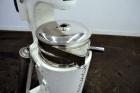 Used Sharples AS-16 Super Centrifuge. 316 stainless steel construction (product contact areas), clarifier design (liquid/solids separation), lower drag assembly, discharge covers, 2 hp xp drive motor...