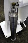 Used Sharples AS-16 Super Centrifuge. 316 stainless steel construction (product contact areas), clarifier design (liquid/solids separation), lower drag assembly, discharge covers, 2 hp xp drive motor...