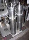 USED: Sharples AS-26 Super Centrifuge. Stainless steel constructionon product contact areas, max bowl speed 15,000 rpm, clarifierdesign, heating/cooling coils, 5 hp drive motor 230/460/3/60.