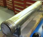 Used Sharples AE-16 Pressuretite Super Centrifuge, stainless steel bowl assembly, max bowl speed 15000 rpm, ring dam separator (liquid/liquid/solids) design bowl, three-wing accelerator, stainless st...