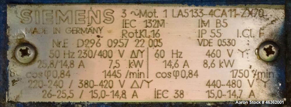 Used Alfa Laval AVNX-418S-31G Solid Bowl Tricanter Centrifuge