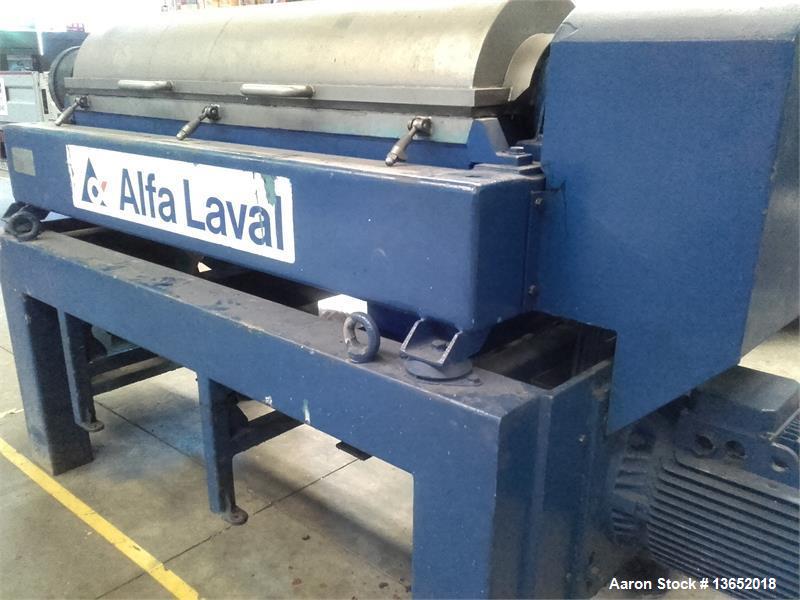 Used- Alfa Laval UVNX-418B-11G Solid Bowl Tricanter Centrifuge