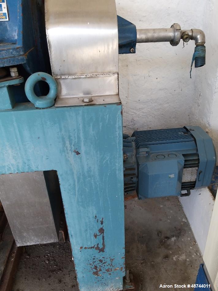 Used Alfa Laval UVNX-716B-11G Solid Bowl Tricanter Centrifuge