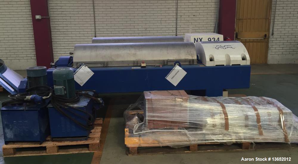 Used Alfa Laval NX-934B-11G Solid Bowl Tricanter Centrifuge.