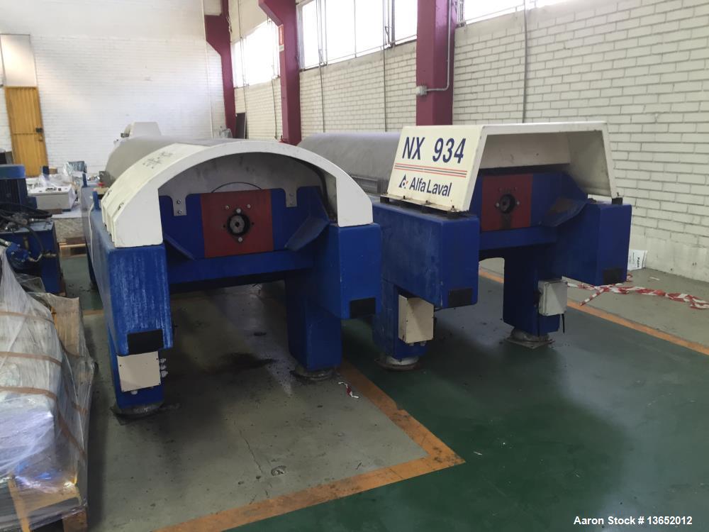 Used Alfa Laval NX-934B-11G Solid Bowl Tricanter Centrifuge.