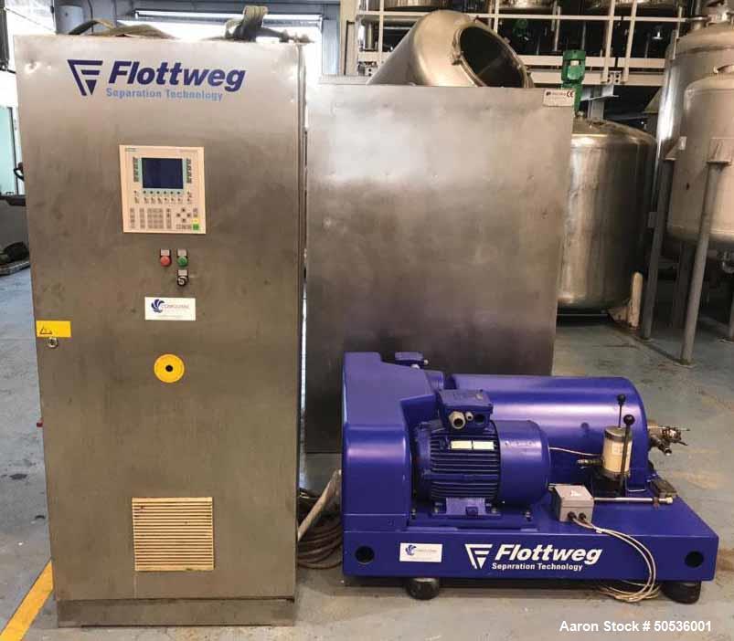 Used- Flottweg Z23-3/441 Solid Bowl Tricanter Centrifuge