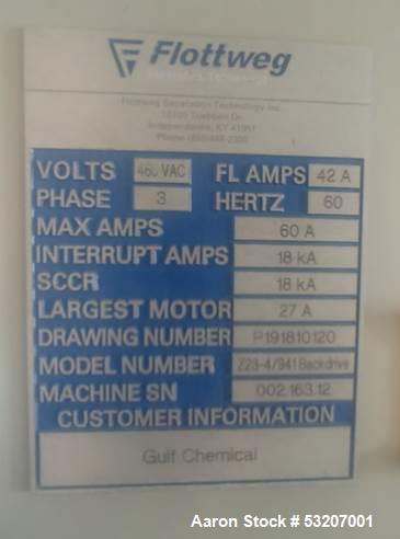 Used Flottweg Tricanter Separator – Model Z23-4/941, Stainless Steel, 5000 RPM