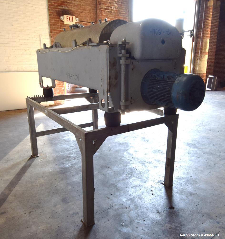 Used Flottweg Z4D-3/441 Semi-Sanitary Tricanter Solid Bowl Decanter Centrifuge