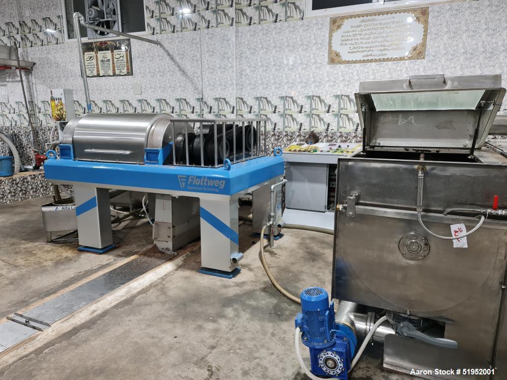 Used Flottweg Z42 Tricanter Solid Bowl Decanter Centrifuge