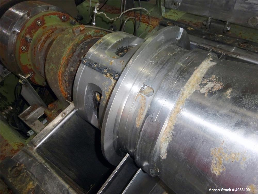 Used Flottweg Z4D-3/441 Tricanter Solid Bowl Decanter Centrifuge.