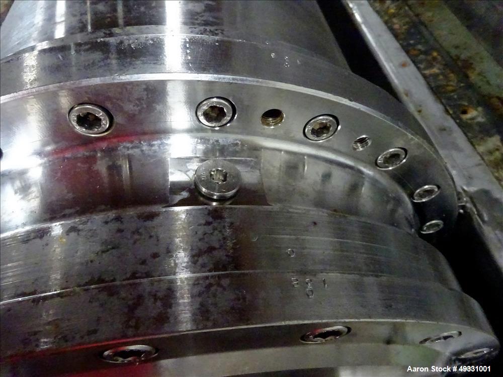 Used Flottweg Z4D-3/441 Tricanter Solid Bowl Decanter Centrifuge.