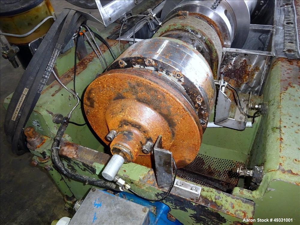 Used Flottweg Z4D-3/441 Tricanter Solid Bowl Decanter Centrifuge.