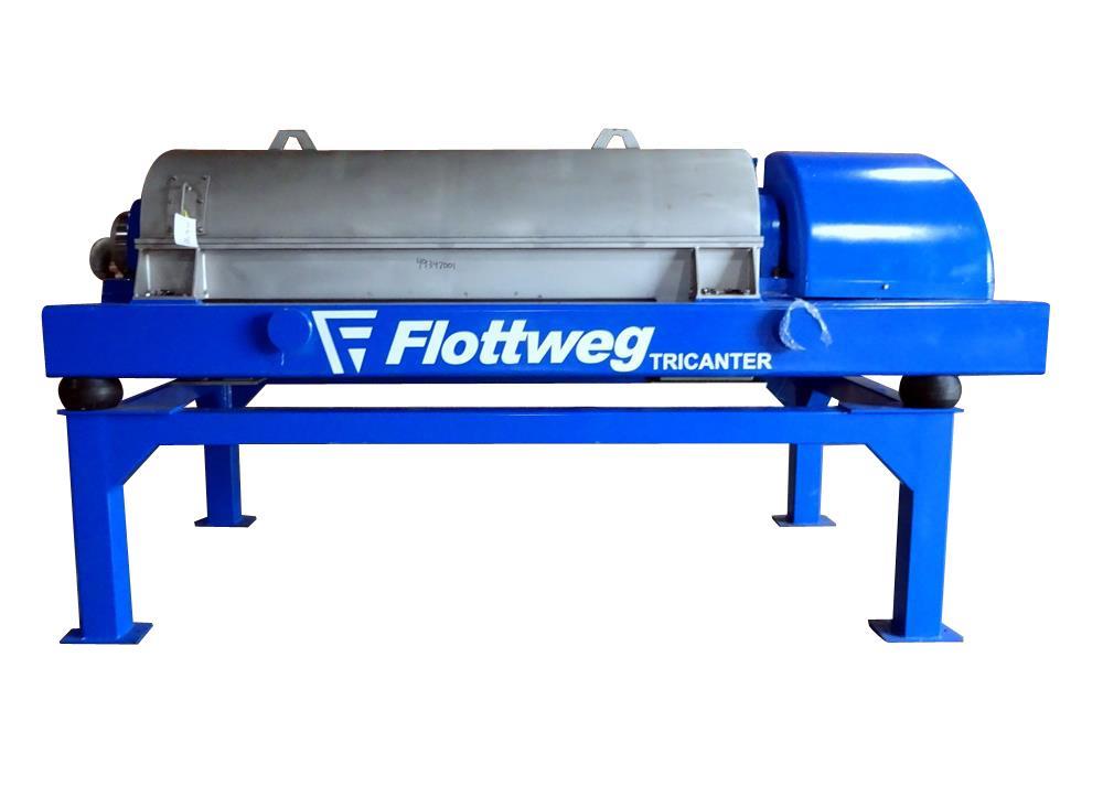 Used Flottweg Z53-4/464 Solid Bowl Tricanter Centrifuge