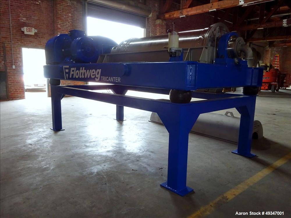 Used Flottweg Z53-4/464 Solid Bowl Tricanter Centrifuge