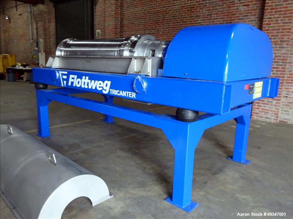 Used Flottweg Z53-4/464 Solid Bowl Tricanter Centrifuge