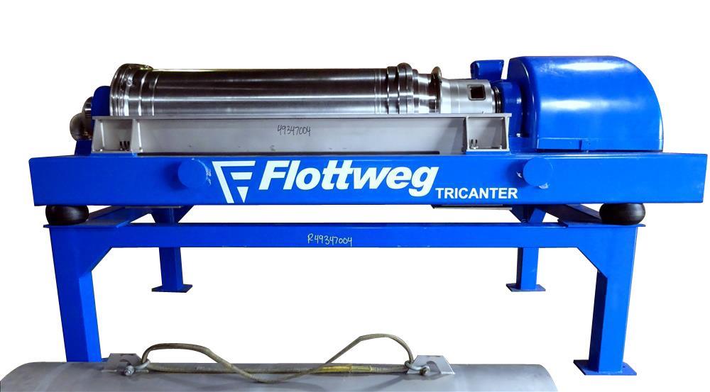 Used- Flottweg Z53-4/464 Solid Bowl Tricanter Centrifuge.