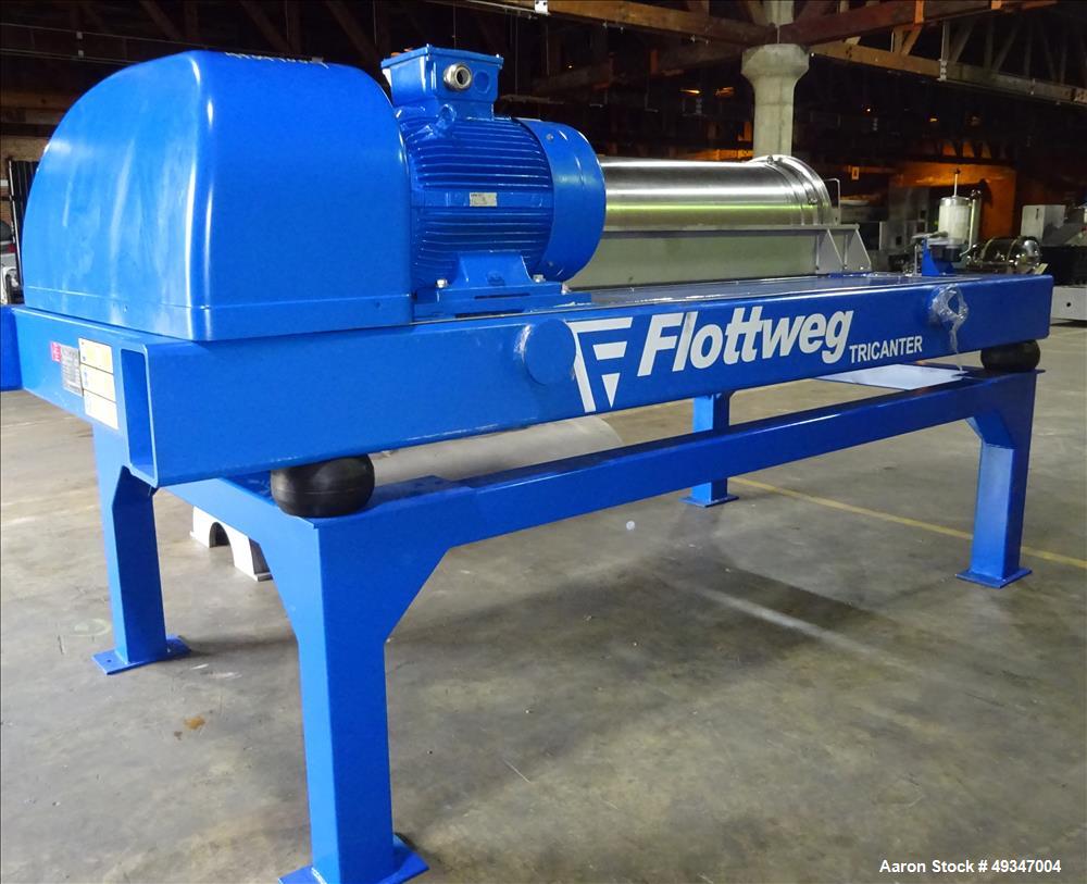 Used Flottweg Z53-4/464 Solid Bowl Tricanter Centrifuge.
