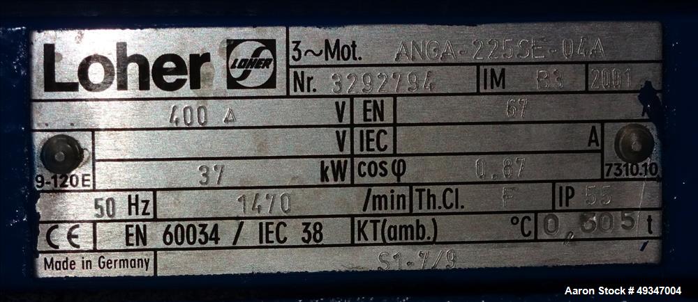 Used- Flottweg Z53-4/464 Solid Bowl Tricanter Centrifuge.